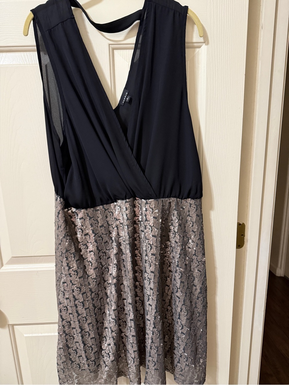 torrid Black Women's Formal Sequin Skirt Mini Dress Size 3